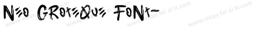 Neo groteque font字体转换